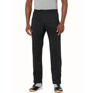 ASICS Mens 2XL Team Rain Pants Black Zip Ankle Windproof Water Resistant NEW